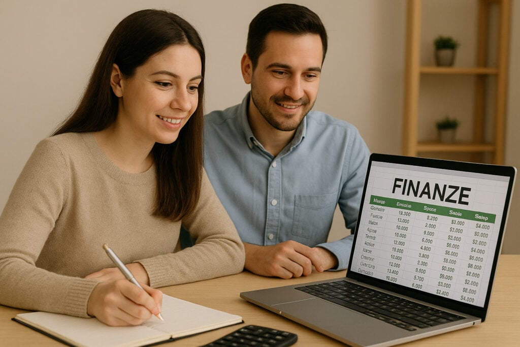 organizzare le finanze foglio di calcolo